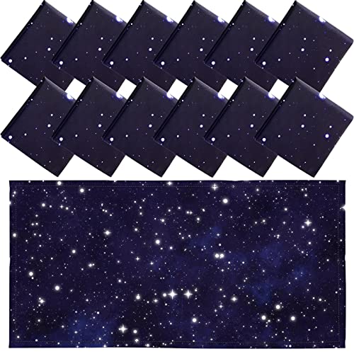 Image of Hortsun 12 Pcs Classroom Fluorescent Light Covers Bulk, Starry Sky