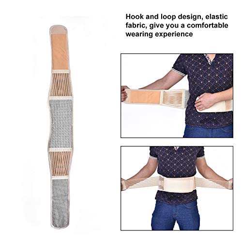 Faja lumbar autocalentable transpirable talla XL beige miniatura 7