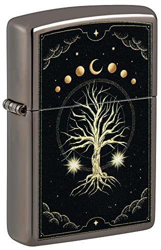 Zippo Mystic Nature Design Black Ice Pocket Lighter product thumbnail 9