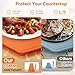 Food Warming Mat, Large Electric Warming Tray with 7 Temperature Settings 2-12H Timer and Child-Lock Fast Full Surface Heating Roll Up Food Warmers for Parties Buffet Gatherings Countertop