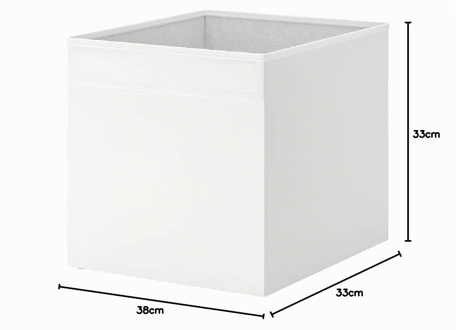 IKEA Aufbewahrungsbox DRÖNA Kisten für Expedit- und Kallax-Regale - weiß - 4-er Set