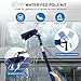 BSFRNF 16FT Solar Panel Cleaning Kit with Telescopic Pole & Soap Dispenser, Water Fed Solar Panel Brush for Home/Roof/Caravan, Extendable Window Cleaner Tool for RV, Boat, Deck & Outdoor Use (16FT)