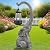 IVCOOLE 15" Outdoor Sculpture Figurine Statue Elephant Home Decorations Solar Garden Statues for Patio Home Yard Decor Good Luck Garden Elephant Gifts for Woman, Mom Family