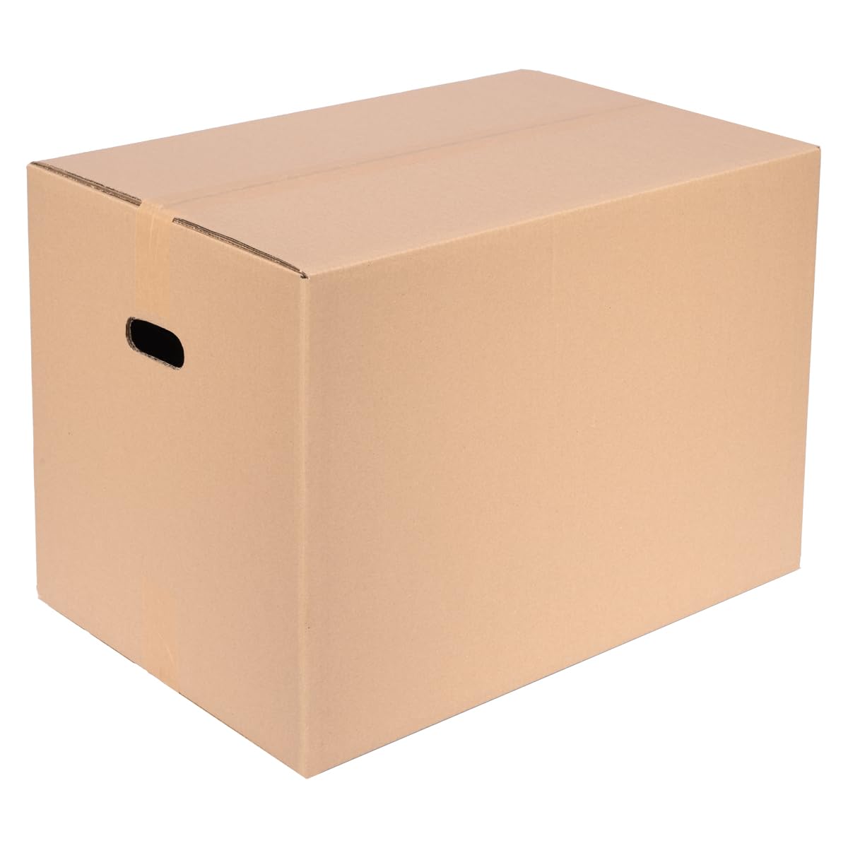 verpacking Caja de cartón plegable con orificios para agarrar, 600 x 400 x 400 mm, 2 ondulaciones, eje BC KK 107G (dimensiones interiores 585 x 385 x 380 mm), 10 unidades