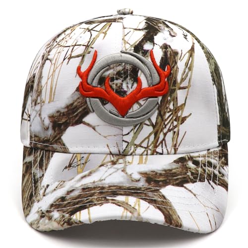 Image of Deer Hunting Camouflage Hats Embroidery Adjustable Fishing Baseball Cap
