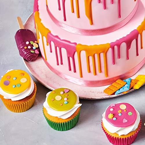 FunCakes Deco Melts Giallo - Immergi, Gocciola, Condisci E Decora! Sciogliere Nel Microonde E Versare In Ogni Forma. - 250 g