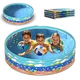 BAOJUHUIKANG 120cm,Piscina Infantil Circular de plástico sobre rasante,...