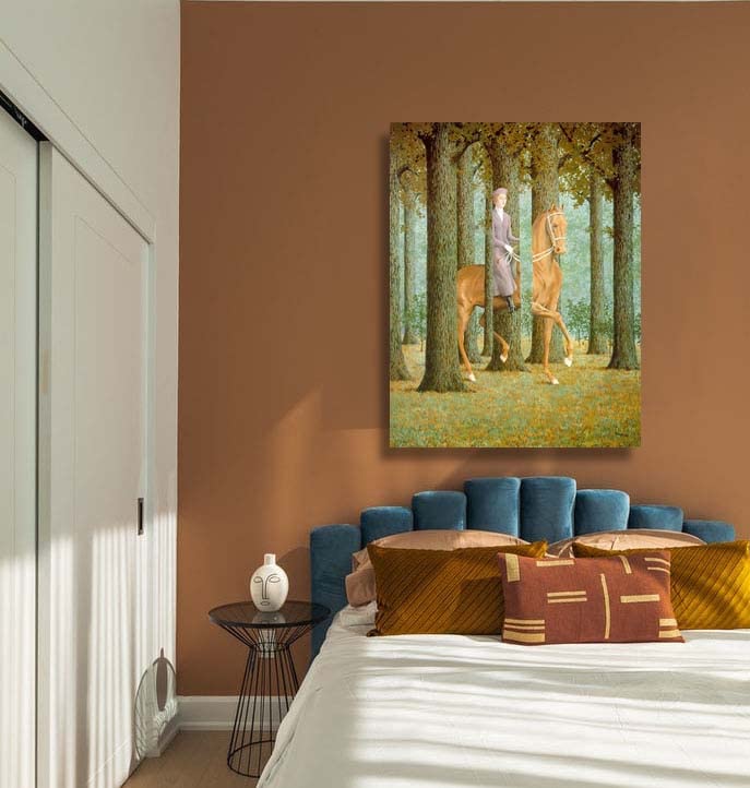 Amazon｜ルネ・マグリット《白紙委任状》複製名画 ポスター飾り絵 油