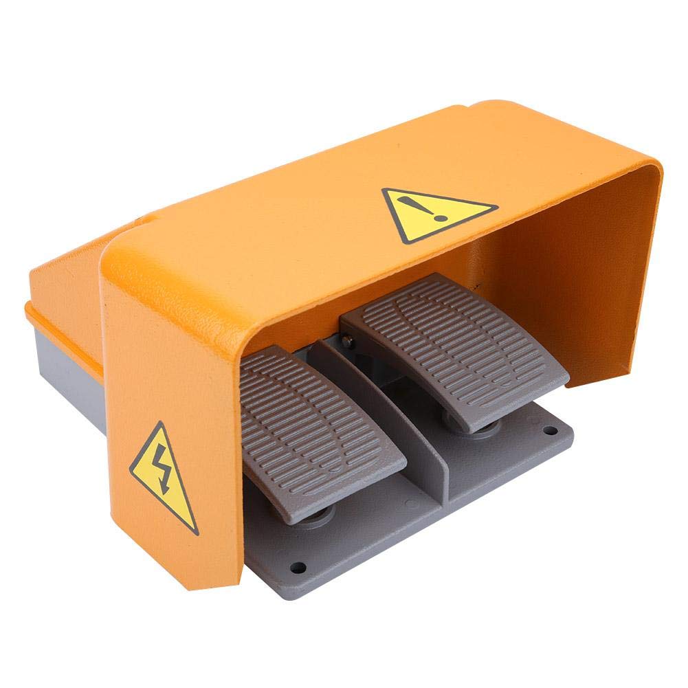 Interruptor de pie doble de aluminio AC380 V/DC220 V YDT1-18