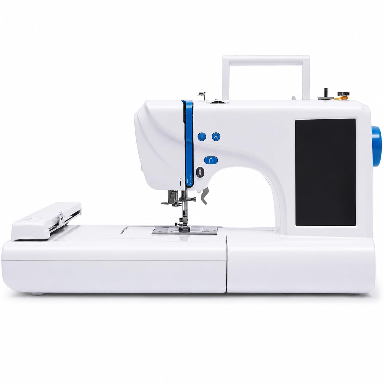 Máquina de coser y bordar computarizada con pantalla táctil de 7 pulgadas, capacidad de puntada múltiple, perfecta para manualidades y personalización