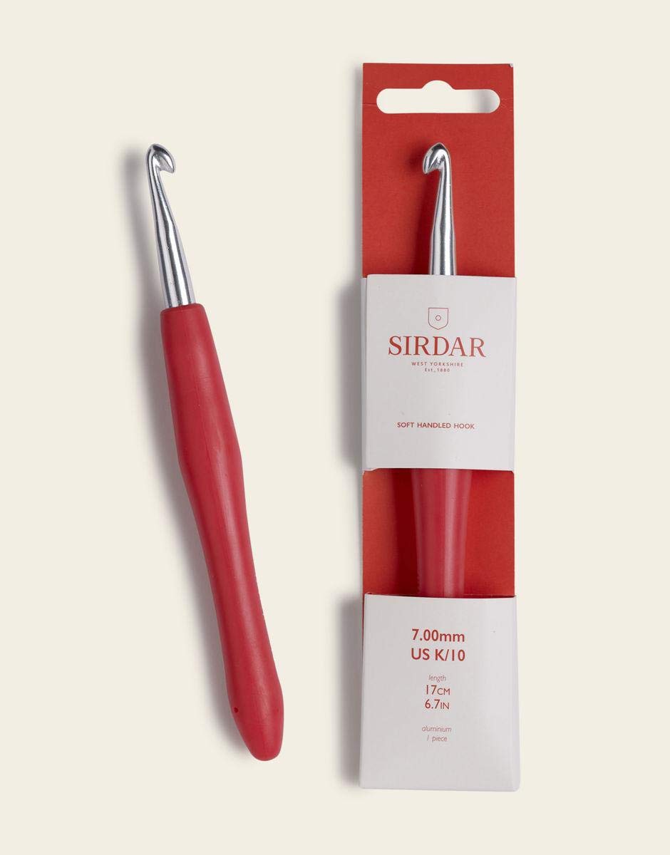 Sirdar Aluminum 17cm Crochet Hook - 7.00mm