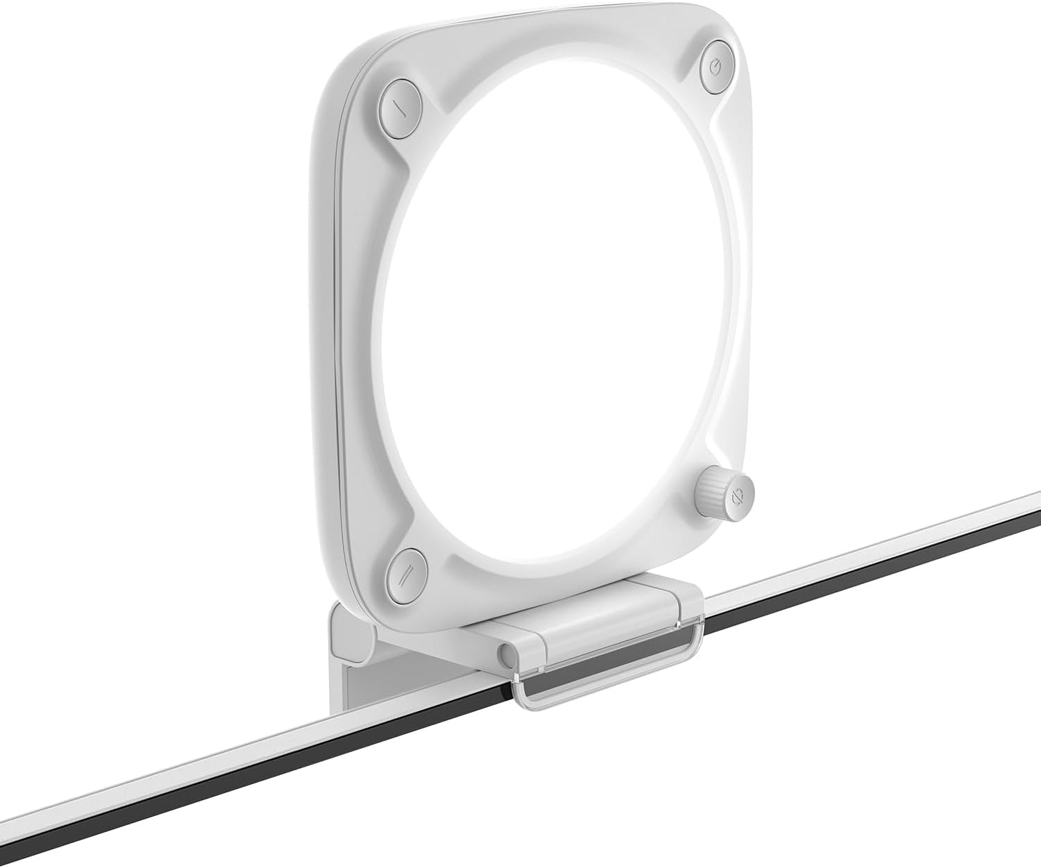 Elgato Neo - Luz de videollamada profesional, sin deslumbramiento, montaje ajustable para monitor, control manual o Wi-Fi, oficina/equipos/Zoom/Slack/Twitch/YouTube - Plug-'n-Play en el computadora