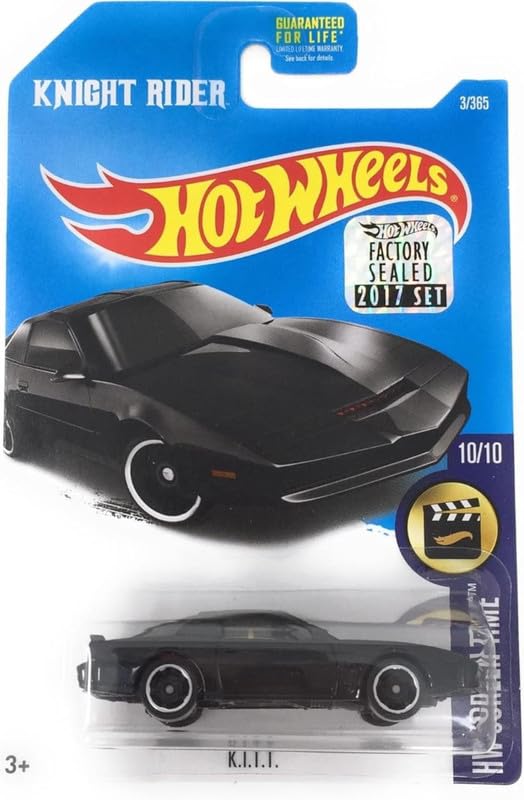 Image of Hot Wheels K. I .T. T. HW Screen Time Ages 3 and Up 3 /365 (Black)
