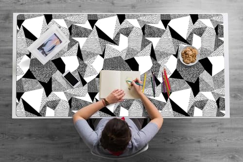 Sous-main de bureau 120x60 antidérapant tapis de table PVC protection surfaces