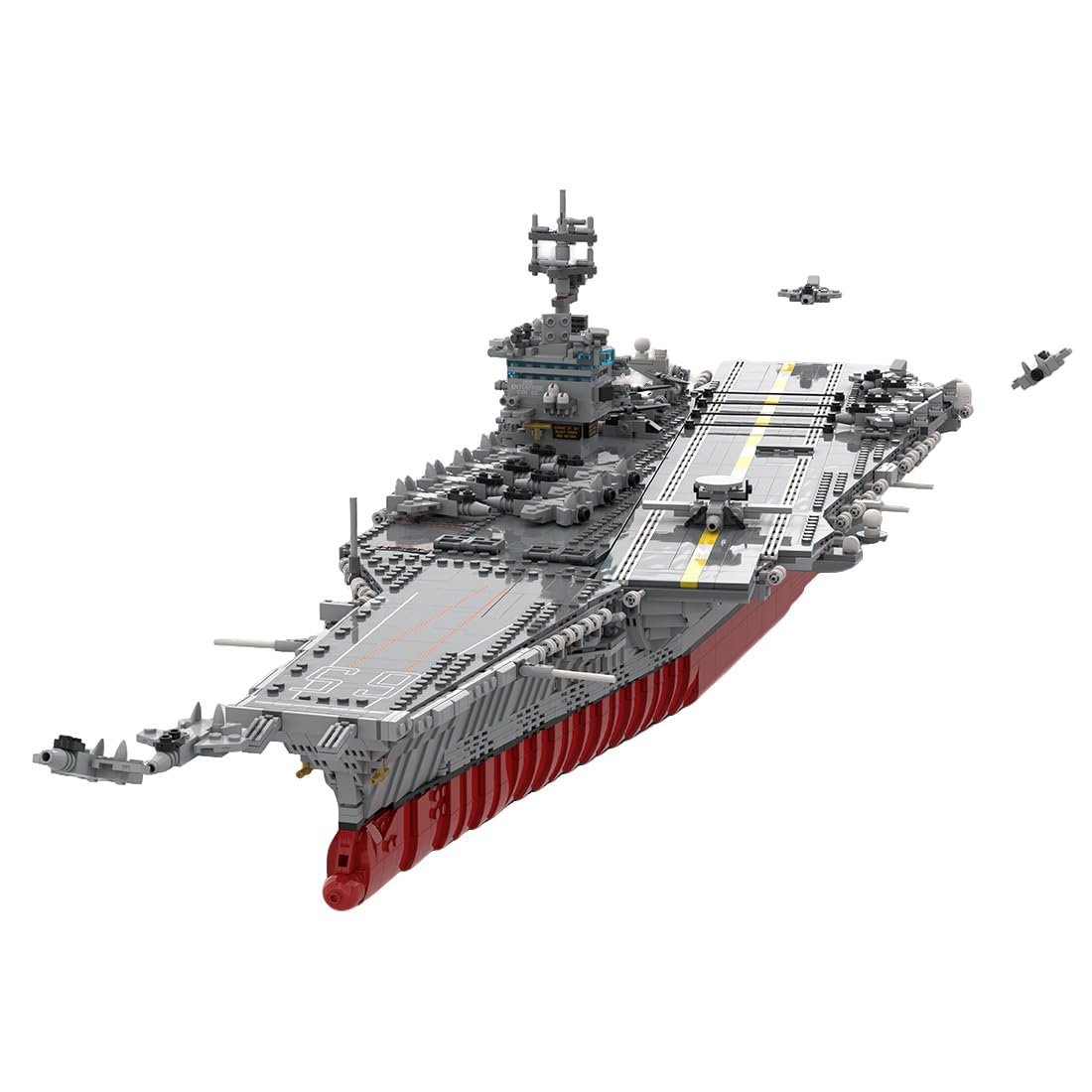 Amazon.co.jp: PLAYBUDDY 軍用戦艦模型組み立てセット 1/350 MOC CVN