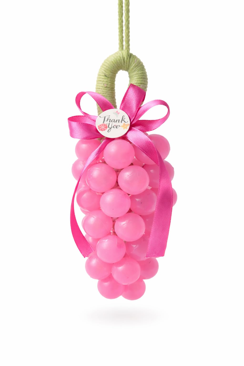 Artisan Hanging Grape Cluster Soap on a Rope | Rich Perfume | Moisturizing Hand Wash | Unique Decor | Double colour | Hand crafted | Perfect for Gift. (1, Pink)-image-33