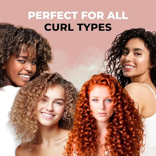 Lily England Curly Hair Brush for Detangling & Styling - Pain-Free Curl Brush for Wet & Dry Hair With Flexible Bristles - Easy to Hold Hair Brush for Curly Hair Women 3c to 4c Hair, Pink - Image 7