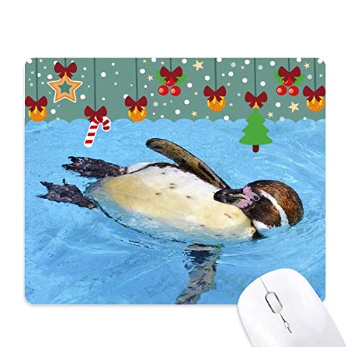 Tapis de souris pingouin antarctique en caoutchouc pour jeu et bureau