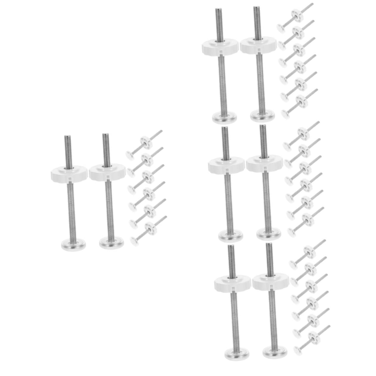 Quincaillerie de porte HEMOTON : kit de réparation complet avec 32 pièces de rechange