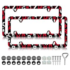 White and Red Letters