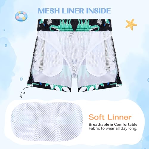 Image of American Trends Boys Swim Trunks Toddler Swim Shorts Bathing Suit Kids Swimsuit Youth Swimwear