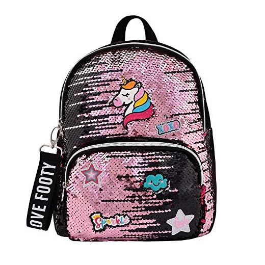 Mochila Unicornio con Lentejuelas Reversibles para Niña | Mochila de paseo | Mochila pequeña