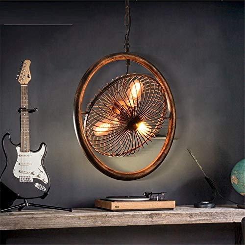 Vintage Steampunk Fan Iron Art Pendant Light Retro Industrial Kitchen Island Ceiling Metal Lampshade E27/E26 Restaurant Loft Hanging Light Shade Fixture Bar Cafe Club Chandelier Hard Wiring needed steampunk buy now online Vintage Steampunk Fan Iron Art Pendant Light Retro Industrial Kitchen Island Ceiling Metal Lampshade E27/E26 Restaurant Loft Hanging Light Shade Fixture Bar Cafe Club Chandelier Hard Wiring needed steampunk buy now online