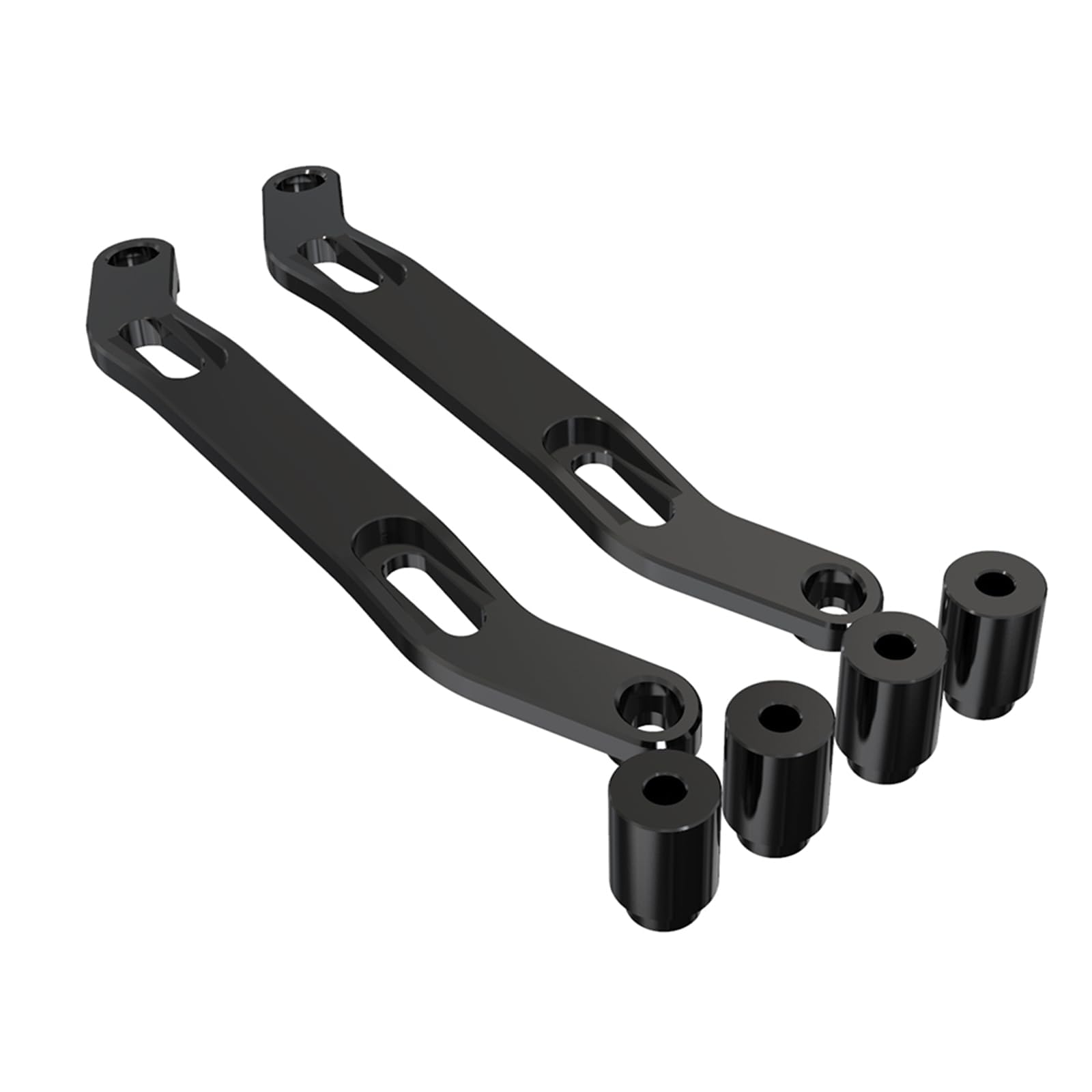 Manija del pasajero trasero de la motocicleta Mango Apoyabrazos Barra de apoyo para TENERE 700 WOLD RAID T7 XTZ 700 (negro)