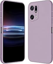 RankOne Case for Oppo Find X5 Pro (6.7 Inches) Soft TPU Silicone Case - Grass Purple