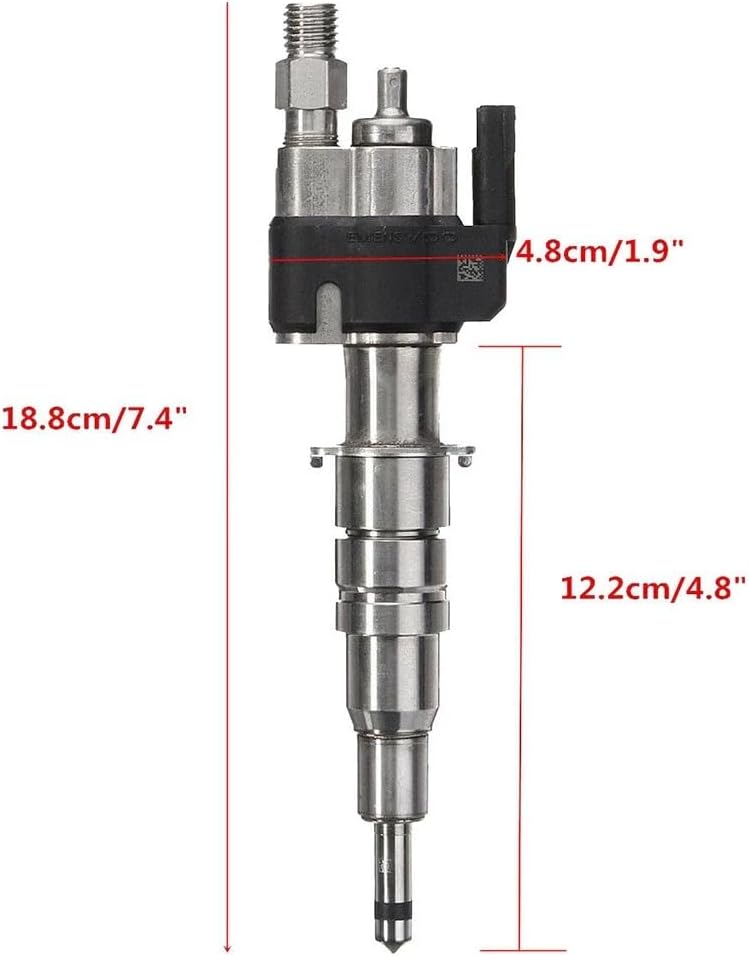 13538616079 13537585261-12 N54 Fuel Injector Index 12 Replacement for 2009-2012 BMW N54 N63 X5 X6 135 335 535