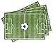 Manteles Individuales con Estampado Juvenil Campo de Fútbol 4 ud de 45x30 cm con Tacto Blando y Suave (MANTELES Futbol)