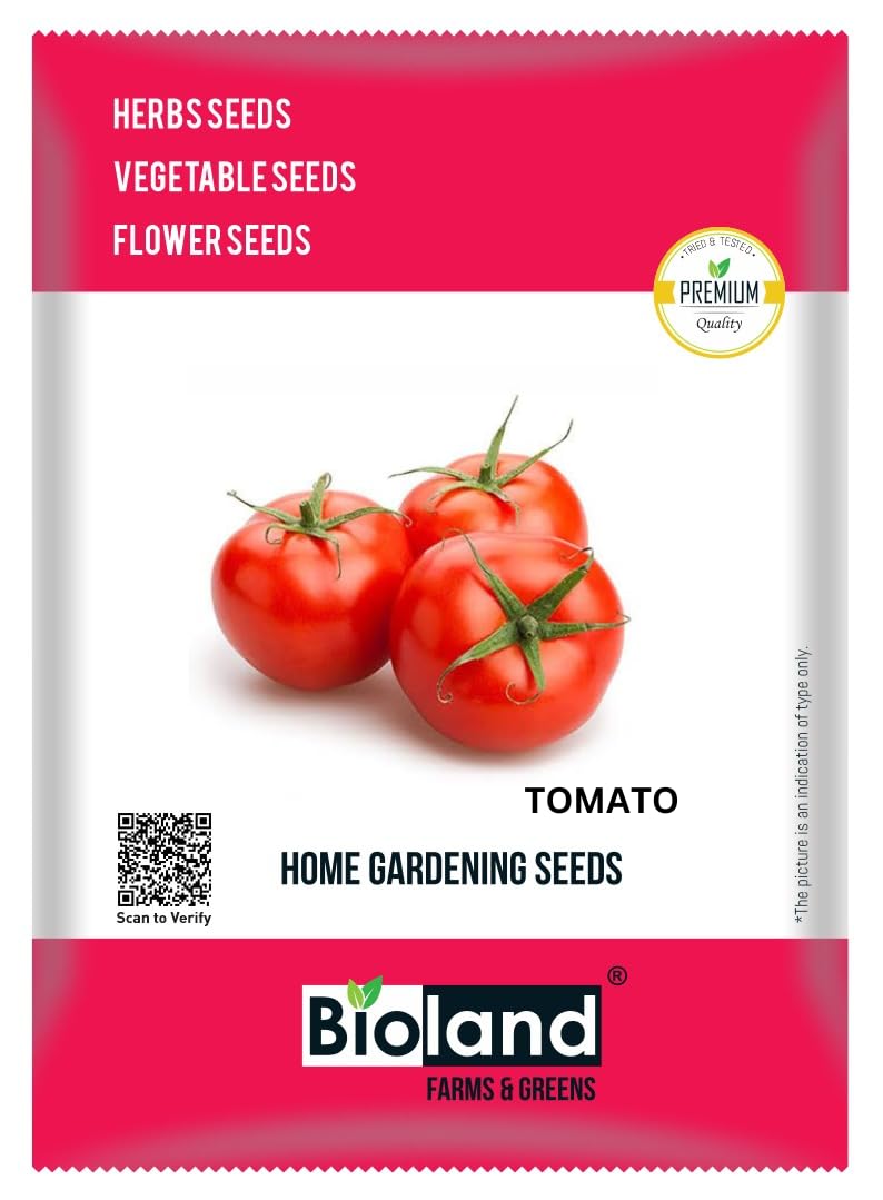 BIOLAND Red Tomato Seeds for Kitchen Gardening | Tamatar Beej for Home Garden (B0CG5TZY8T) Amazon Price History, Amazon Price Tracker