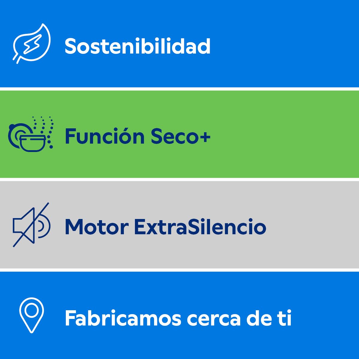 Balay, Lavavajillas Integrable, 45, 10 Servicios, Silencioso, 3VT4032NA | Sabrás que está funcionando por la luz proyectada en el suelo con InfoLight.