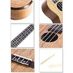 YFFTTKD Concert élégant ukulélé Bois d’acajou 24 Pouces Concert ukulélé Hawaii Enfants Guitare uke avec Sac de Transport… - Les Beatles, Paul McCartney, John Lennon, RIngo Starr, George Harrison YFFTTKD Concert élégant ukulélé Bois d'acajou 24 Pouces Concert ukulélé Hawaii Enfants Guitare uke avec Sac de Transport… – Image 3