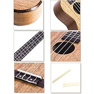 YFFTTKD Concert élégant ukulélé Bois d’acajou 24 Pouces Concert ukulélé Hawaii Enfants Guitare uke avec Sac de Transport… - Les Beatles, Paul McCartney, John Lennon, RIngo Starr, George Harrison YFFTTKD Concert élégant ukulélé Bois d'acajou 24 Pouces Concert ukulélé Hawaii Enfants Guitare uke avec Sac de Transport… – Image 3