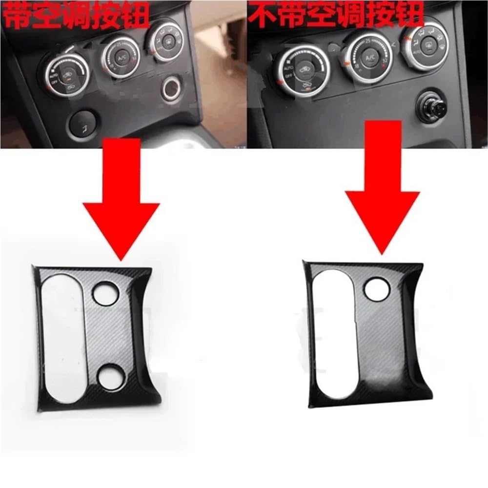Panel sterowania centralnego, rama montażowa, naklejki samochodowe 5D, panel ABS, pasuje do Nissana Qashqai J10 2007-2013(Four wheel drive)