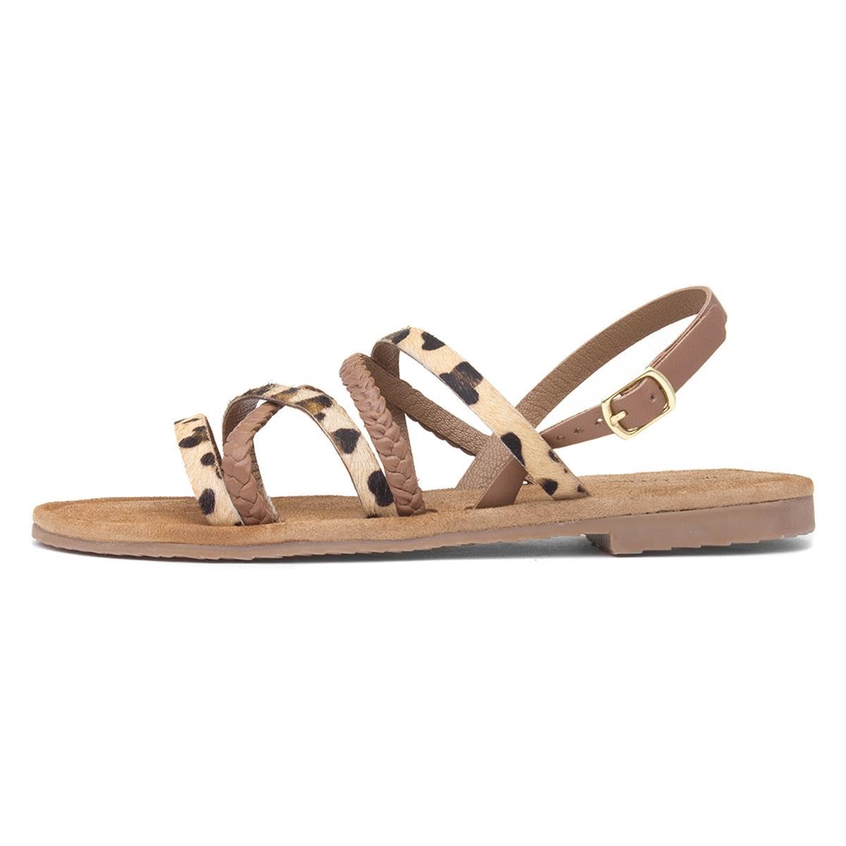 Hush Puppies Amanda Memory Foam Womens Sandals | Sandals  | Tan  | UK Size 3
