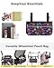 Halloween Pumpkin Wheelchair Bag with Cup Holder & Reflective Strip for Adults/Seniors, Colorful Rainbow Bat Polka Dots Black Wheelchair Accessories Armrest Pouch Side Bag for Walker/Rollator