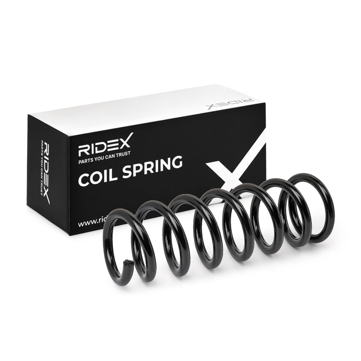 RIDEX 188C0421 2x Muelle de suspensión Eje trasero