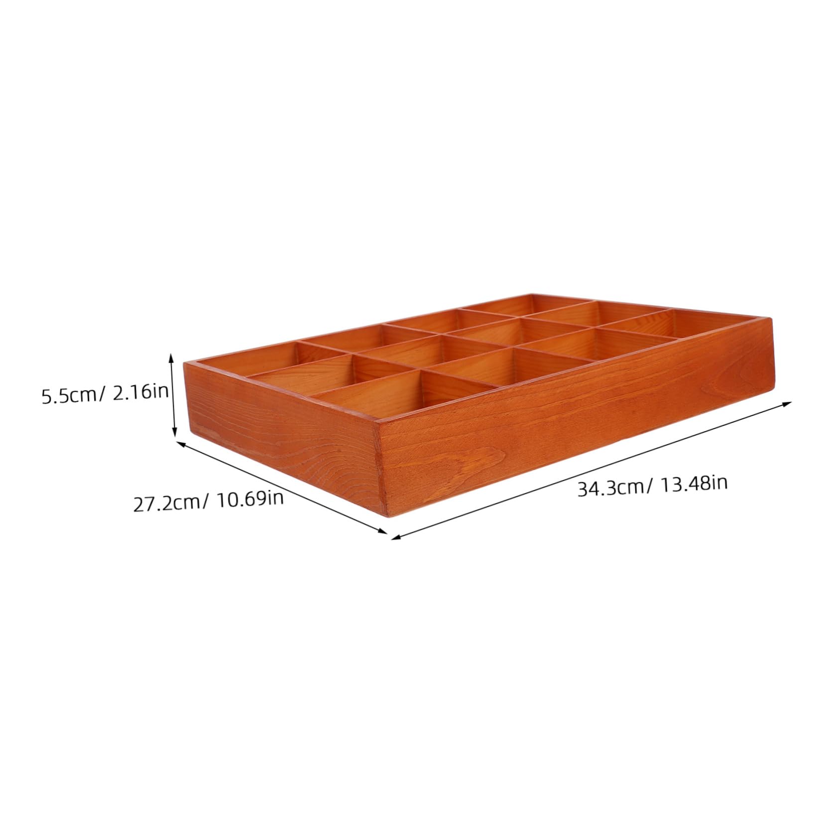 Holz Schubladenorganizer mit 12 Fächern für Kommode