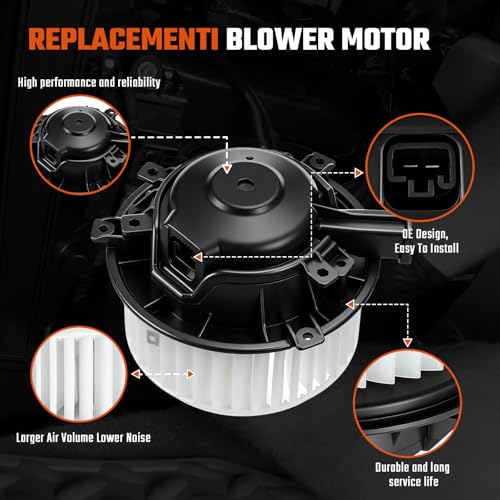 Image of AC Blower Motor with Fan Compatible with Chevrolet Sonic 2012-2020 Compatible with Chevy Trax 2013-2022 fit for Buick Encore 2014-2022 HVAC Heater Blower Motor Replaces 700309 2311839