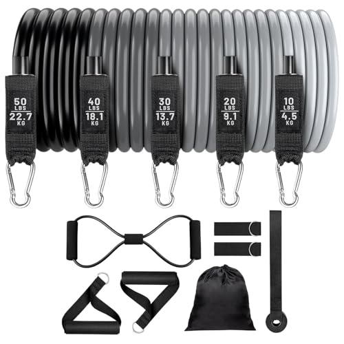 Bandas de Resistencia para dominadas - Bandas para dominadas, Material de elastómero termoplástico de 47,24 Pulgadas, Resistente | Correas de Entrenamiento: función Multifuncional Antideslizante para