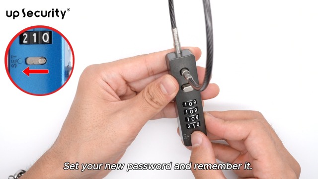 セキュリティ・セーフティ mick UP Security Bike Lock Cable 23.6