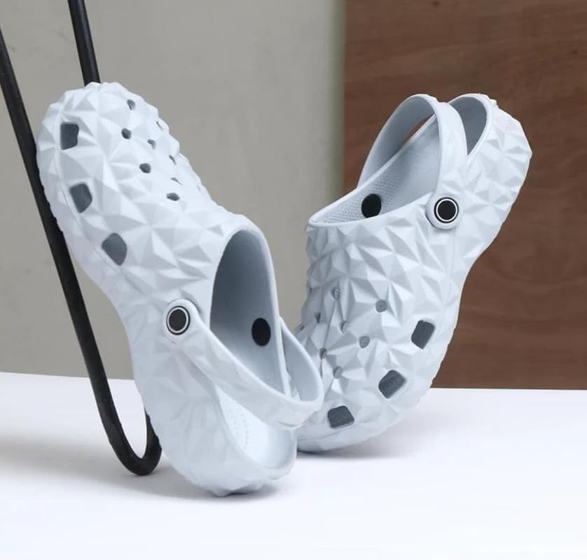 Image of Men's Everyday Use Mules Eva Clogs Slip-On Classic Flexible Casual Anti-Skid Clogs Shoes Adjustable Back Strap