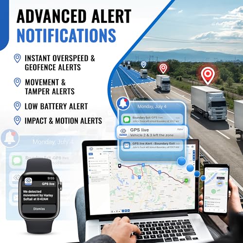 REWIRE SECURITY 104-Pro 4G Magnetic GPS Tracker for Vehicle | Easy Mount | Fits with Car, Truck, Van & Motorbike | Portable Live Tracking | Up to 2 Month Battery Life | Low Cost Subscription Plans - Image 6