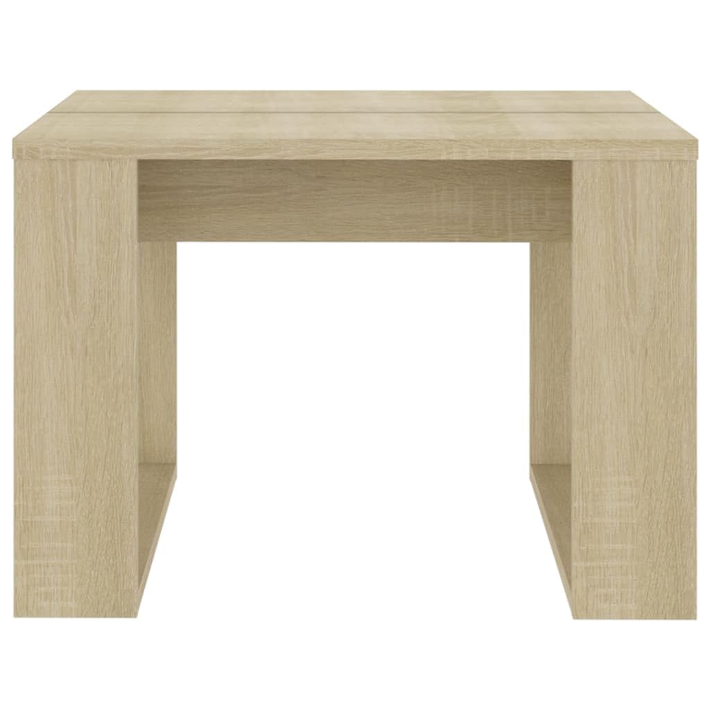 Hothingwell Beistelltisch Sonoma-Eiche, 50 x 50 x 35 cm, Holz | Stabile und sichere Oberfläche, einfache Reinigung mit einem feuchten Tuch, ideal für Wohnzimmer