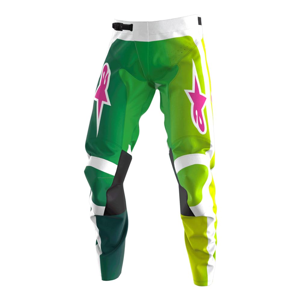 Alpinestars 2026 Racer Portl Pants 34, Green/White/Black