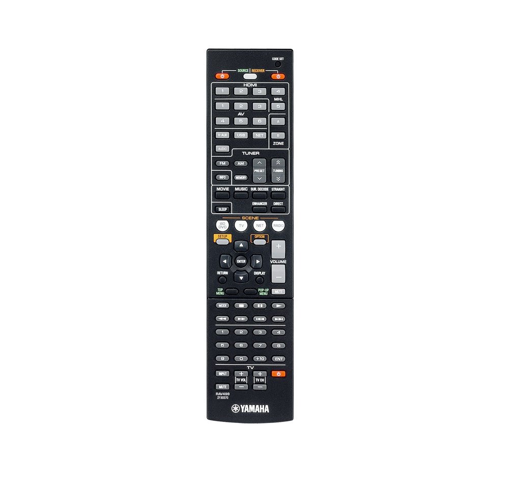 Receptor AV de rede Yamaha RX-V575 7,2 canais com Airplay