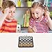 FVANTIME Chess Board Game Set Mini Magnetic Chess Kit Table Game with Folding Case 5'' Portable 3 in 1 Chess Checkers Backgammon Set Travel Game 2 Players
