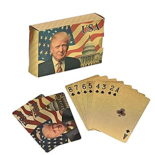 Naipes de Poker bañados en oro 24K resistente al agua miniatura 3